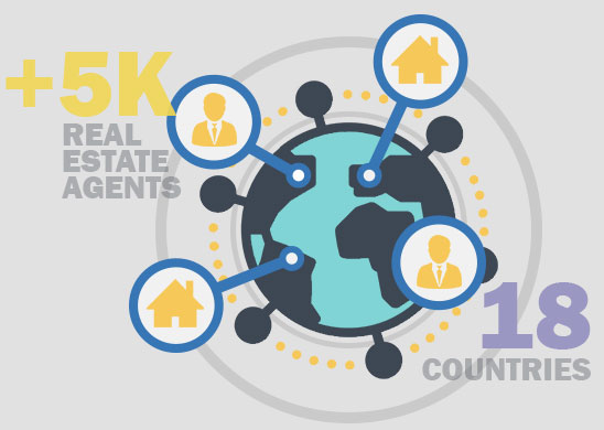 A community with more than 5400 real estate agents